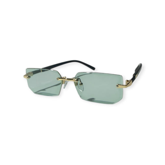Y2K green sunglasses - UV400 protection